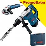 BOSCH GBH 5-38 D Ciocan rotopercutor SDS-max 1050 W, 5.9 J + GWS 7-115 Polizor unghiular