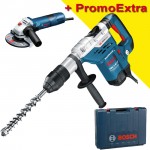 BOSCH GBH 5-40 DCE Ciocan rotopercutor SDS-max 1150 W, 8.8 J + GWS 7-125 Polizor unghiular