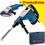 BOSCH GBH 7-46 DE Ciocan rotopercutor SDS-max 1350 W, 9.3 J + GWS 20-230 JH Polizor unghiular