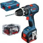 BOSCH GSB 14.4 V-LI Masina de gaurit cu percutie cu 2 acumulatori Li-Ion, 4Ah, 60Nm + L-BOXX