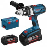 BOSCH GSB 36 VE-2-LI Masina de gaurit cu percutie cu 2 acumulatori Li-Ion, 4Ah, 100Nm + L-BOXX