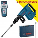 BOSCH GSH 11 E Ciocan demolator SDS-max 1500 W, 16.8J + GMS 120 Detector de metale