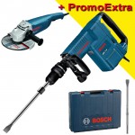 BOSCH GSH 11 E Ciocan demolator SDS-max 1500 W, 16.8J + GWS 24-230 JH Polizor unghiular