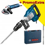 BOSCH GSH 11 VC Ciocan demolator SDS-max 1.700 W, 23 J + GWS 7-125 Polizor unghiular