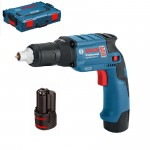 BOSCH GSR 10.8 V-EC TE Masina de gaurit si insurubat brushless, cu 2 acumulatori Li-Ion, 2.5Ah, 11Nm + L-BOXX