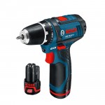 BOSCH GSR 12V-15 Masina de gaurit si insurubat cu 2 acumulatori Li-Ion, 2Ah, 30Nm