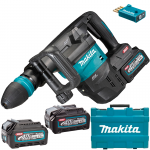 MAKITA HM001GM201 Ciocan demolator SDS-MAX brushless si wireless, cu 2 acumulatori Li-Ion, 40V XGT, 4Ah, 9.4J + Valiza + BL4025 Acumulator  LI-Ion, 40V XGT, 2.5Ah