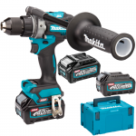 MAKITA HP001GM201 Masina de gaurit cu percutie brushless, cu 2 acumulatori Li-Ion, 40V XGT, 4Ah, 140Nm + BL4025 Acumulator  LI-Ion, 40V XGT, 2.5Ah