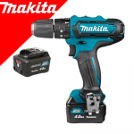 MAKITA HP331DSME Masina de gaurit cu percutie cu 2 acumulatori Li-Ion, 10.8V, 4Ah, 30Nm (Fara ambalaj)