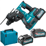 MAKITA HR001GM201 Ciocan rotopercutor brushless si wireless, cu 2 acumulatori Li-Ion, 40V XGT, 4Ah, 2.8J + MAKPAC TIP 4 + BL4025 Acumulator  LI-Ion, 40V XGT, 2.5Ah