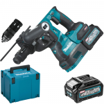 MAKITA HR004GM201 Ciocan rotopercutor brushless, cu 2 acumulatori Li-Ion, 40V XGT, 4Ah, 2.9J + MAKPAC TIP 4