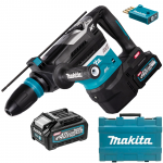 MAKITA HR005GM202 Ciocan rotopercutor SDS-MAX brushless si wireless, cu 2 acumulatori Li-Ion, 40V XGT, 4Ah, 8J + Valiza