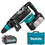 MAKITA HR006GZ Ciocan rotopercutor SDS-MAX wireless, Li-Ion, 2x40V XGT, 21.4J (SOLO) + Valiza + BL4025 Acumulator  LI-Ion, 40V XGT, 2.5Ah (Fara incarcator!)