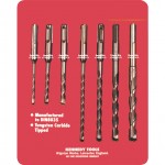 CROMWELL  Set de Burghie pentru bormasini stil SDS 7PCE SDS-PLUS HAMMER DRILL BIT SET