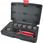 CROMWELL  Set de sertizare cu cama KRC07 7 RATCHET CRIMPING TOOL C/WINTERCHANGEABLE JAWS 8PC