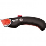 CROMWELL  Cutter cu cutit autoretractabil + Cutite rezerva AUTO RETRACTABLE, QUICK RELEASE SAFETY KNIFE