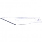 CROMWELL  Lama nesterile din otel carbon No.10A CARBON STEEL SURGICAL BLADE (Set de 100)