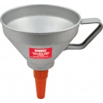 CROMWELL  Palnie metalica cu cioc de plastic si filtru 170 mm METAL FUNNEL +PLASTIC SPOUT C/W FILTER