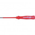 CROMWELL  Surubelnita VDE pentru Electricieni cu Maner cu Sectiune Patrata VDE - varf Paralel 4x100 mm FLAT PARALLEL INSULATED VDE SCREWDRIVER