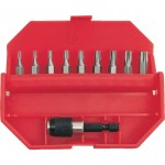 CROMWELL  Set varfuri surubelnita - 10 piese 10 piese TORX TAMPER-PROOFBIT SET