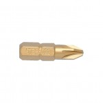 CROMWELL  Bit titanium 1/4”: hex - PZ No.1 P/DRIV TiN COATED S/DRIVER BIT 1/4