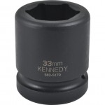 CROMWELL  Cheie tubulara de impact din crom molibden 1” - metric, standard 33 mm IMPACT SOCKET 1