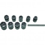 CROMWELL  Cheie tubulara extractoare de Impact pr suport patrat de 3/8” - Set 3/8