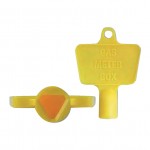 CROMWELL  Cheie calorifer PLASTIC GAS METER BOX KEY YELLOW