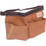 CROMWELL  Buzunar pentru cuie - piele SUEDE LEATHER 2-POCKET 1-LOOP NAIL POUCH