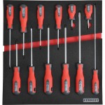 CROMWELL  Set de unelte in burete 12 piese PRO-TORQ SCREWDRIVER SETWITH FOAM M1832