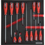 CROMWELL  Set de unelte in burete 12 piese PRO-TORQ SCREWDRIVER SETWITH FOAM T0691