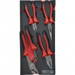 CROMWELL  Set de unelte in burete 4PCS PRO-TORQ PLIERS WITH FOAmm 1832