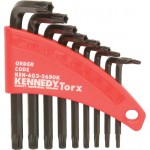 CROMWELL  Set chei L TXS T8-T40 TAMPER-PROOF TORXKEY SET (9 piese)