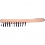 CROMWELL  Perie de sarma pentru razuire cu fire de otel 2-ROW WIRE SCRATCH BRUSH- PLAIN BACK