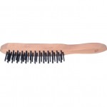 CROMWELL  Perie de sarma pentru razuire cu fire de otel 3-ROW WIRE SCRATCH BRUSH- PLAIN BACK