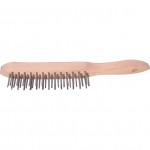 CROMWELL  Perie de sarma pentru razuire cu fire de otel inoxidabil 3-ROW STAINLESS STEEL WIRE SCRATCH BRUSH