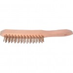 CROMWELL  Perie de sarma pentru razuire cu fire de alama 3-ROW BRASS WIRE SCRATCHBRUSH