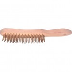 CROMWELL  Perie de sarma pentru razuire cu fire de alama 4-ROW BRASS WIRE SCRATCHBRUSH