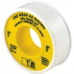 CROMWELL  Banda P.T.F.E. (teflon) 12 mm x5M PTFE TAPE GAS APPROVED BS6974