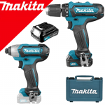 MAKITA DF331DSYE Masina de gaurit si insurubat cu 2 acumulatori Li-Ion, 10.8V, 1.5Ah, 30Nm + TD110DZ Masina de insurubat cu impact 10.8V, 110 Nm, fara acumulator in set (SOLO)