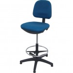 CROMWELL  Scaun de desenator DRAUGHTSMANS CHAIR ROYALBLUE FABRIC