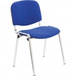 CROMWELL  Scaun conferinta - Cromat CONFERENCE CHROME STACKING CHAIR BLUE