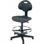 CROMWELL  Scaun HIGH INDUSTRIAL PU CHAIRBLACK