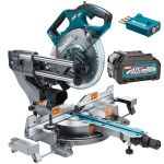 MAKITA LS002GZ01 Ferastrau de masa brushless si wireless, Li-Ion, 40V XGT (SOLO) + BL4025 Acumulator  LI-Ion, 40V XGT, 2.5Ah (Fara incarcator!)