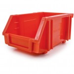 CROMWELL  Cutie de depozitare din plastic MTL1 PLASTIC STORAGE BIN RED