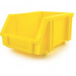 CROMWELL  Cutie de depozitare din plastic MTL1 PLASTIC STORAGE BIN YELLOW