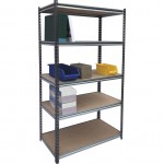 CROMWELL  Stand cu 5 polite 5-SHELF RIVET SHELVING 1800x1000x400 mm  175 KG PER SHELF