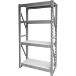 CROMWELL  Raft 4 polite 4-SHELF H/D RACK 1040x430x1830 mm455KG PER SHELF