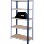 CROMWELL  Stand cu 5 polite 5-SHELF RACK 1770x900x450 mm  175 KG PER SHELF