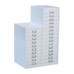 CROMWELL  Dulap metalic cu mai multe sertare cu inchidere 15-DRAWER LOCKING MULTI-DRAWERGREY